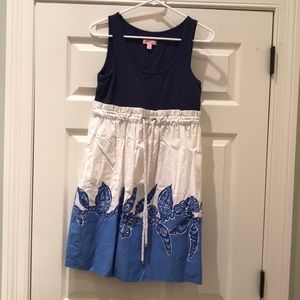 Lilly Pulitzer Navy and White Dress